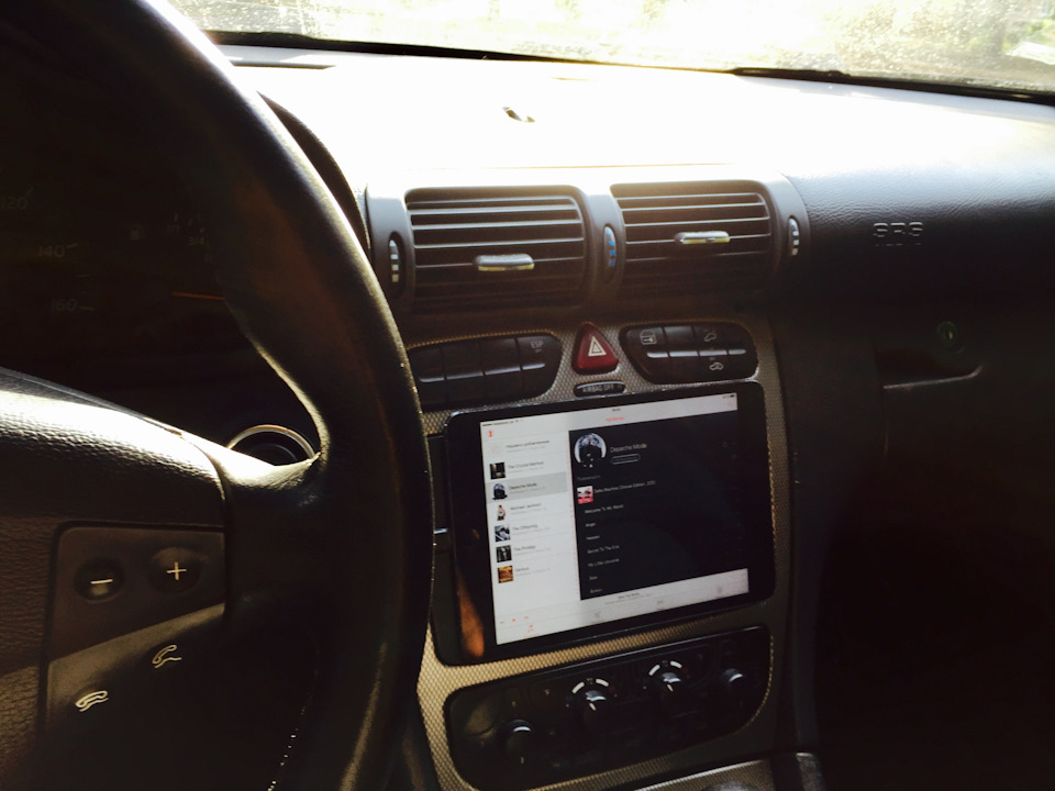 Ipad в авто замість гу - магнітоли Mercedes 3