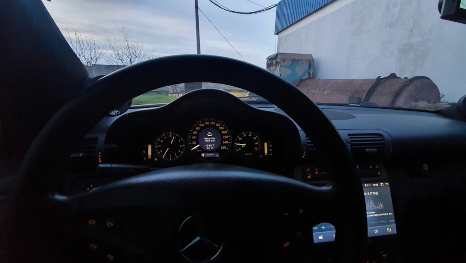 Приборка від w209 до w203 sport coupe 3