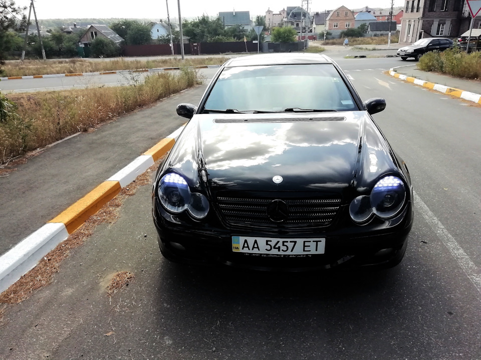 Проект тюнінг передніх фар cl203 w203 sportcoupe V2.0 2
