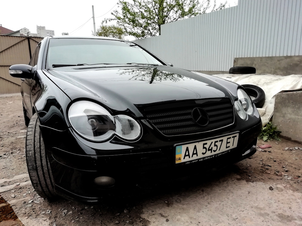 Встановлення Mercedes Headlight cl203 1