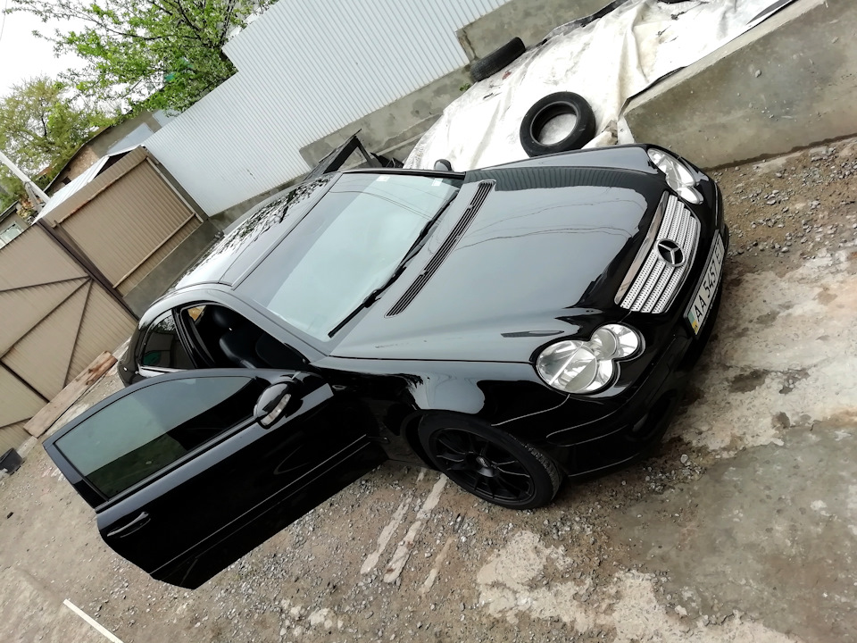 Встановлення Mercedes Headlight cl203 2