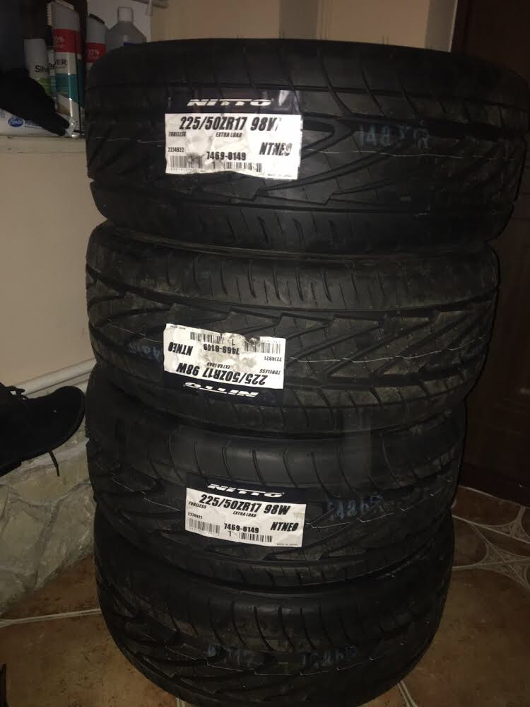Нові шини Nitto 225/50/17 3