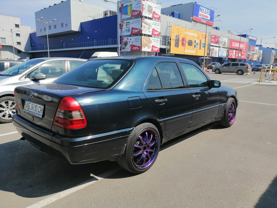 Обкатка R18 9J дисків на w202 4