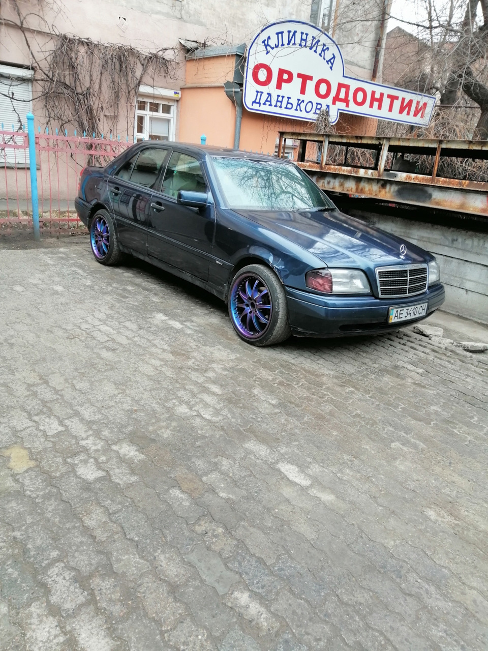 Обкатка R18 9J дисків на w202 1