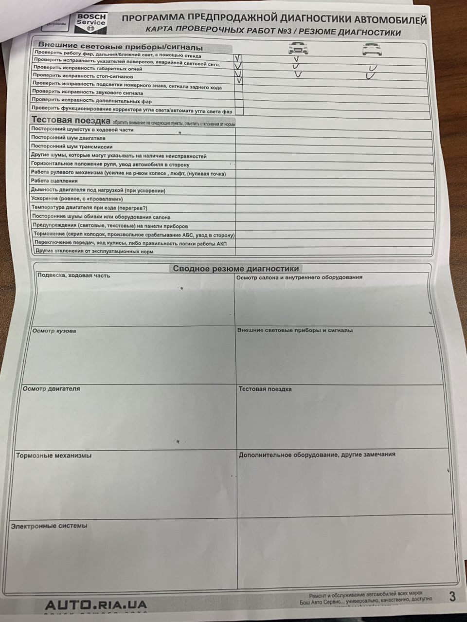 Перевірка машини перед покупкою 1