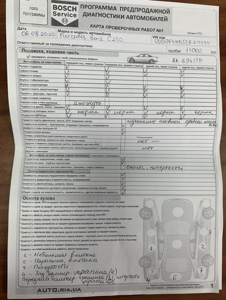 Перевірка машини перед покупкою 3