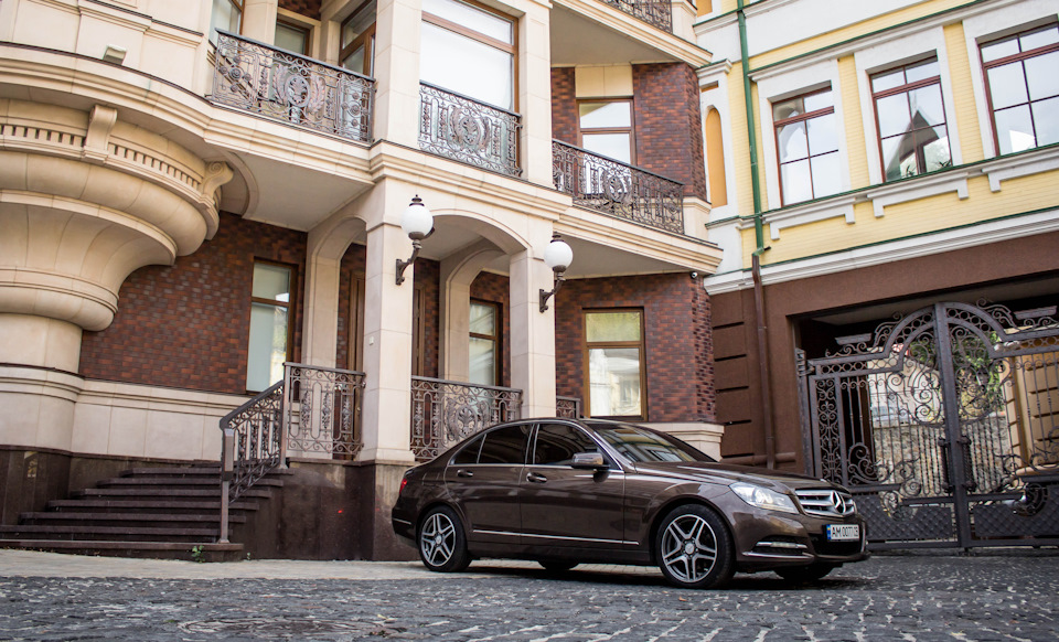 Фотосет (Part 1). Mercedes C250 ٩(•500 Н*m•)۶ & Катя 2