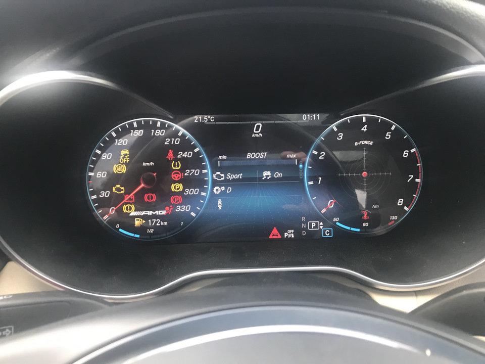 Установка Full led щитка на C300 2015 року 4