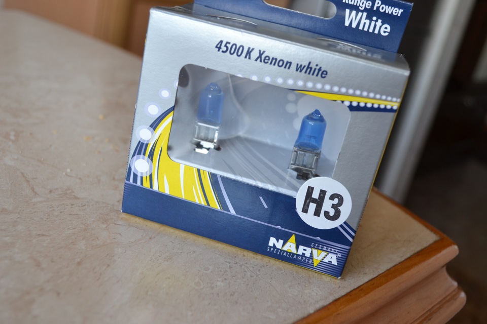 Заміна ламп на Xenon White 4500K 3