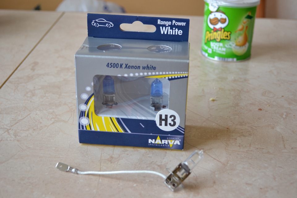 Заміна ламп на Xenon White 4500K 5