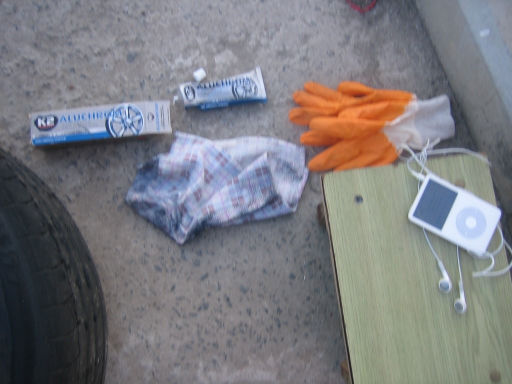 Поліруємо полиці на фельгах ... 2