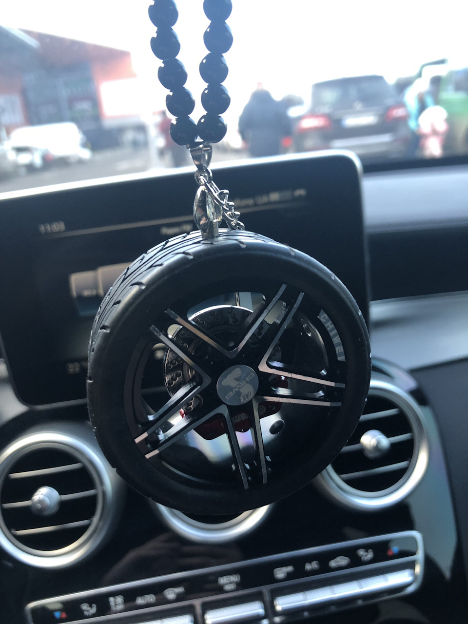 Підвіска на дзеркало у вигляді колісного диска AMG 2