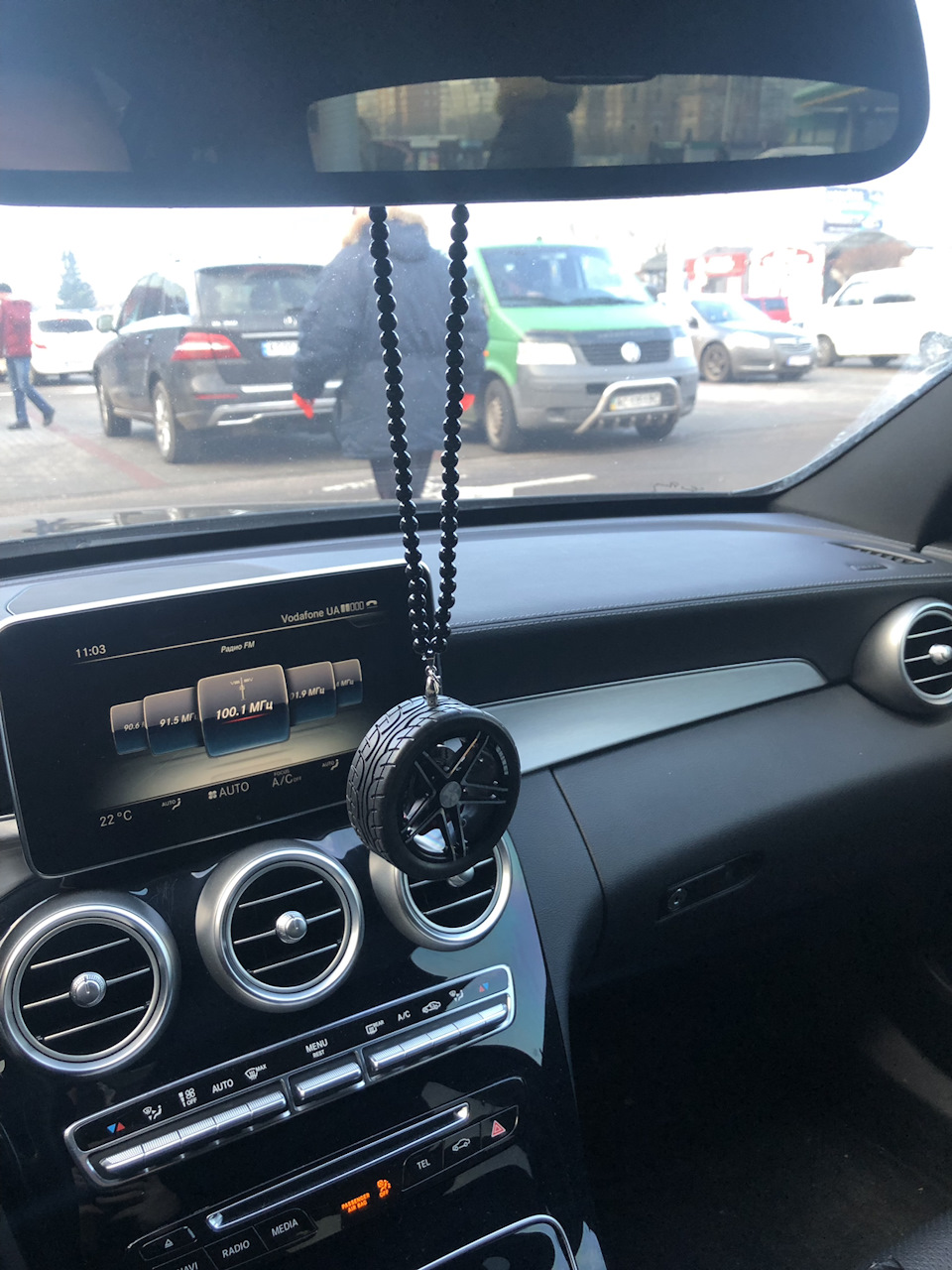 Підвіска на дзеркало у вигляді колісного диска AMG 1