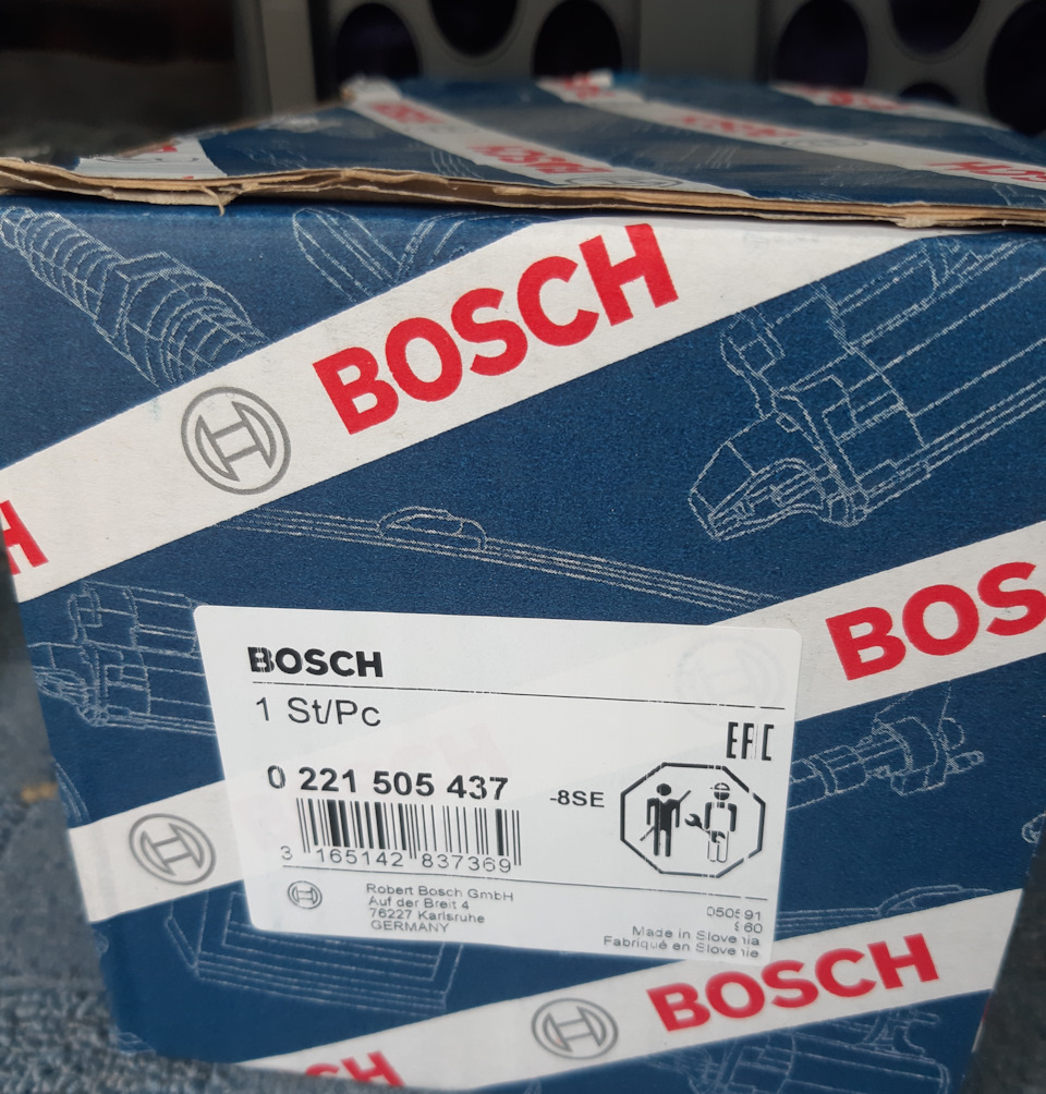 Проблема ЕБУ, заміна котушки Bosch 0 221 505 437 2