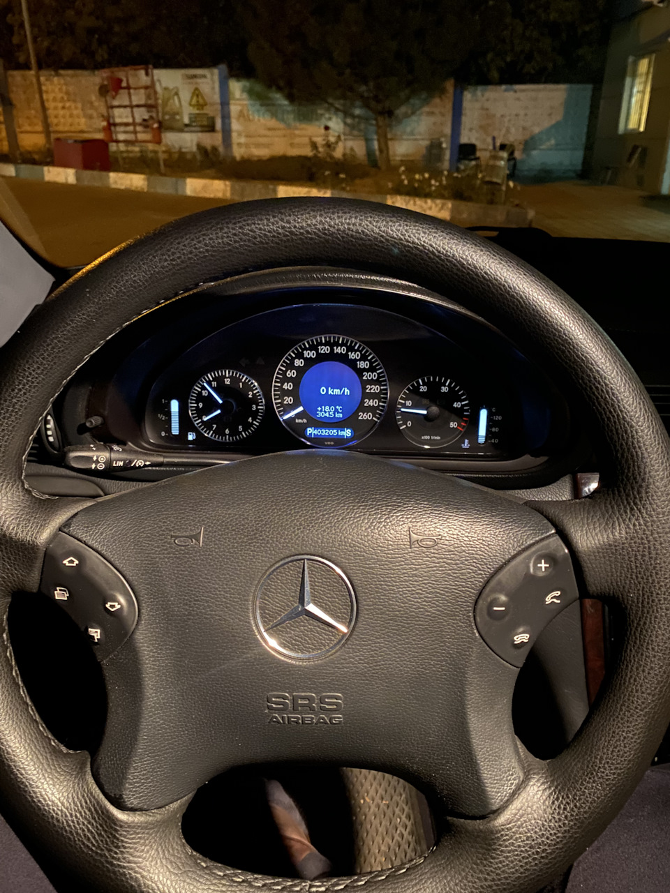 Приборка в w203 от w209. 1