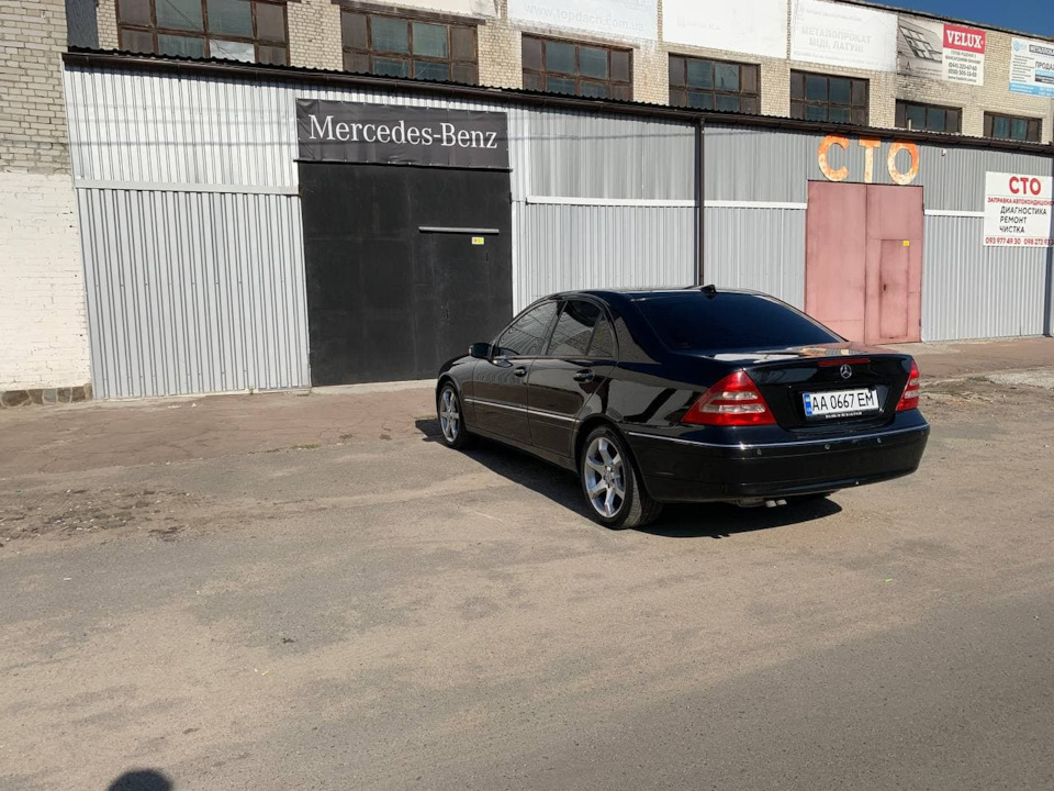 Заміна опор двигуна w203 2