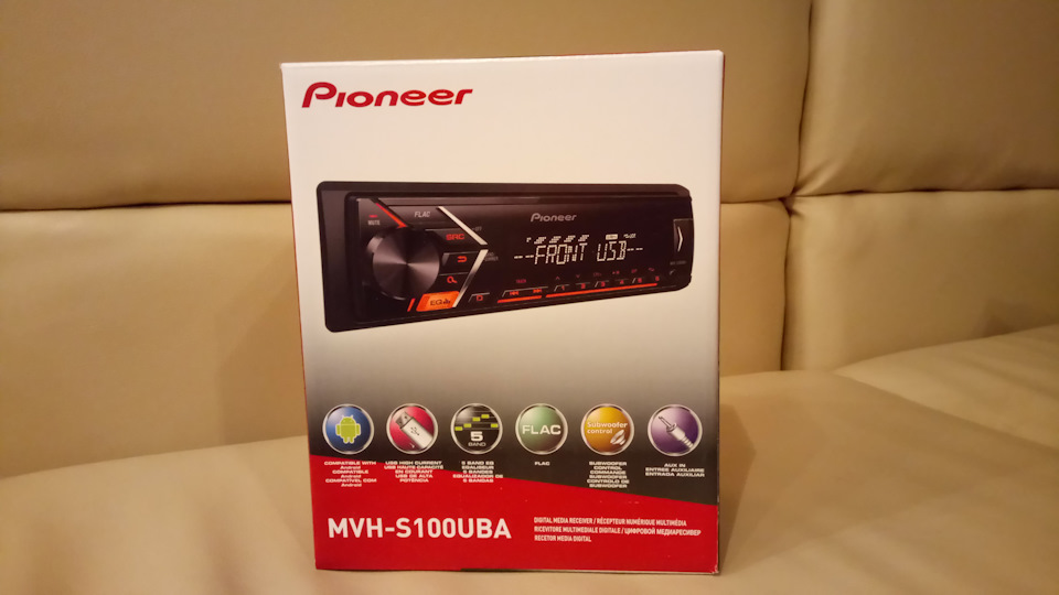 Запис №4. Нова магнітола Pioneer MVH-S100UBA 1