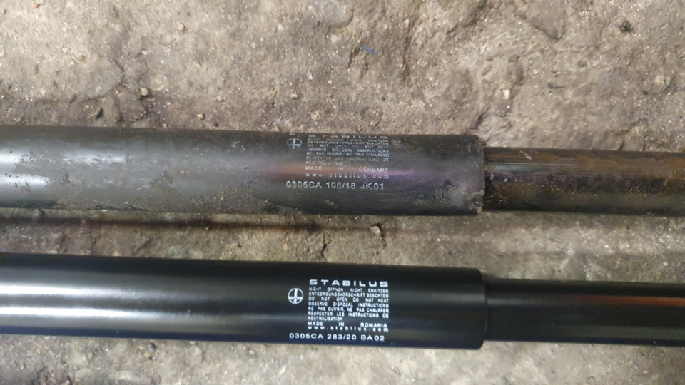 Демфер руль w124 w202. Stabilus або німецькі граблі) 3