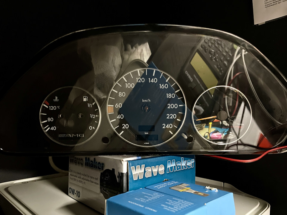 Пересвіт + шкали панелі приладів Mercedes w202 w210 5