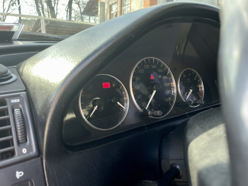 Пересвіт + шкали панелі приладів Mercedes w202 w210 3