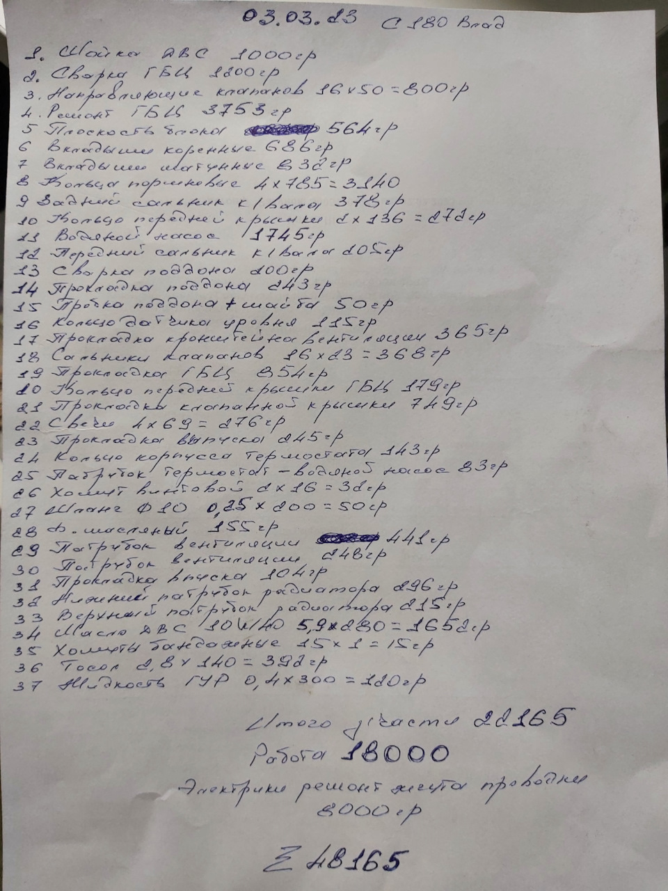 Закінчення ремонту ДВЗ та електропроводки 1
