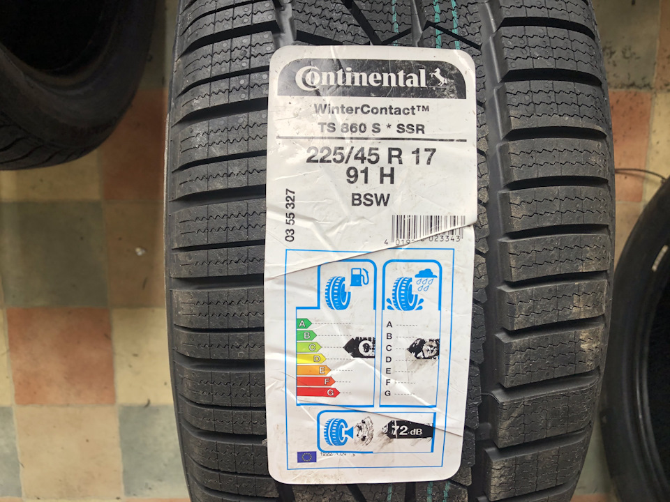 Continental WinterContact TS 860S 225/45 R17 91H RunFlat 2
