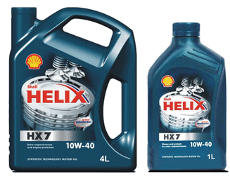 Заміна мастила Shell Helix HX7 10W-40 1
