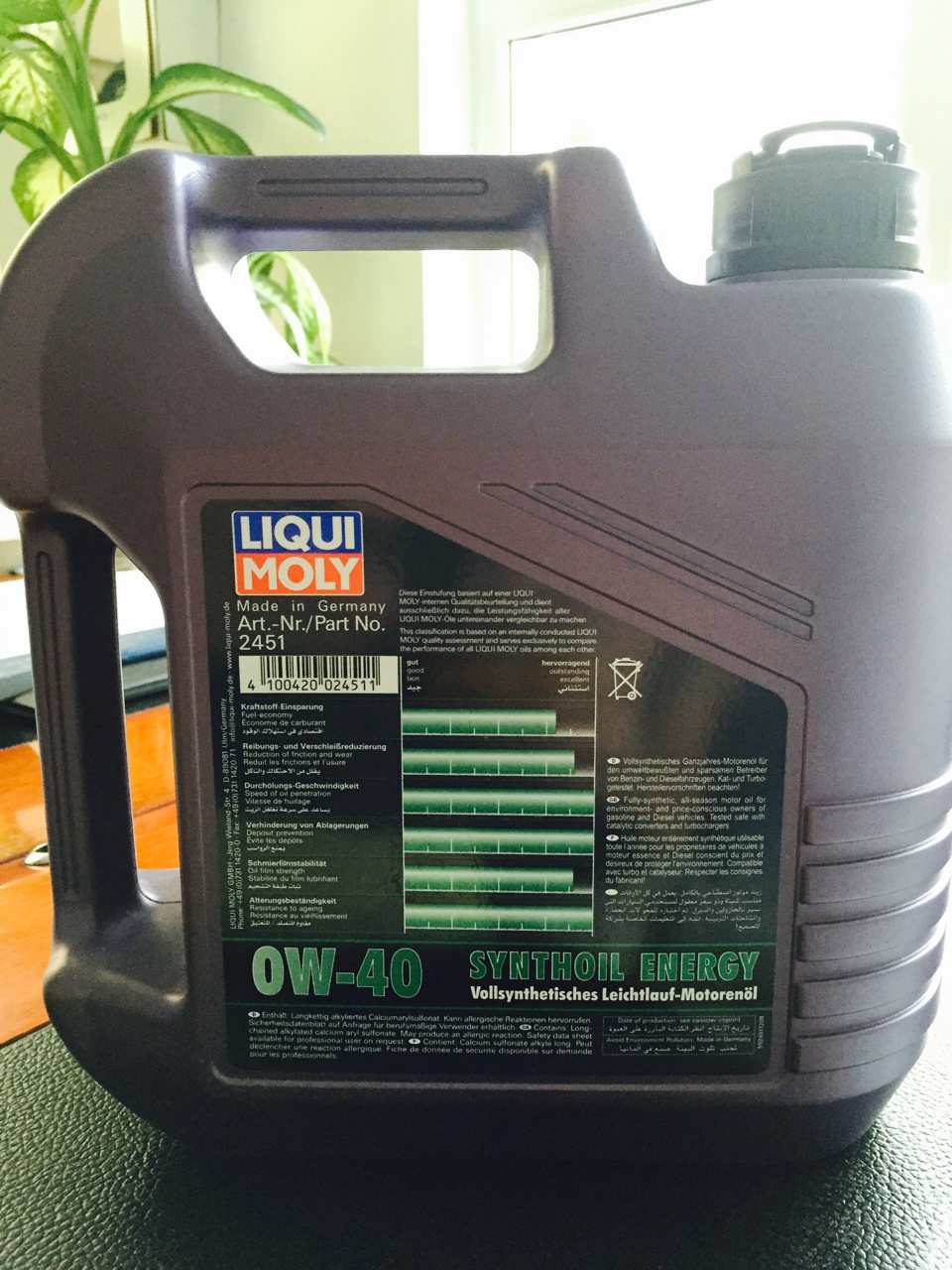 Лить или не лить Liqui moly 0w40 3