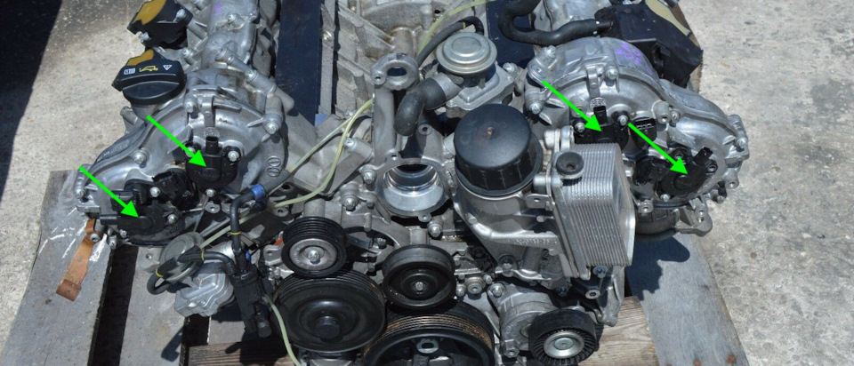 Заміна магнітів (соленоїдів) розподільних валів m272 (помилка P0012, P0015, P0022, P0025) 5