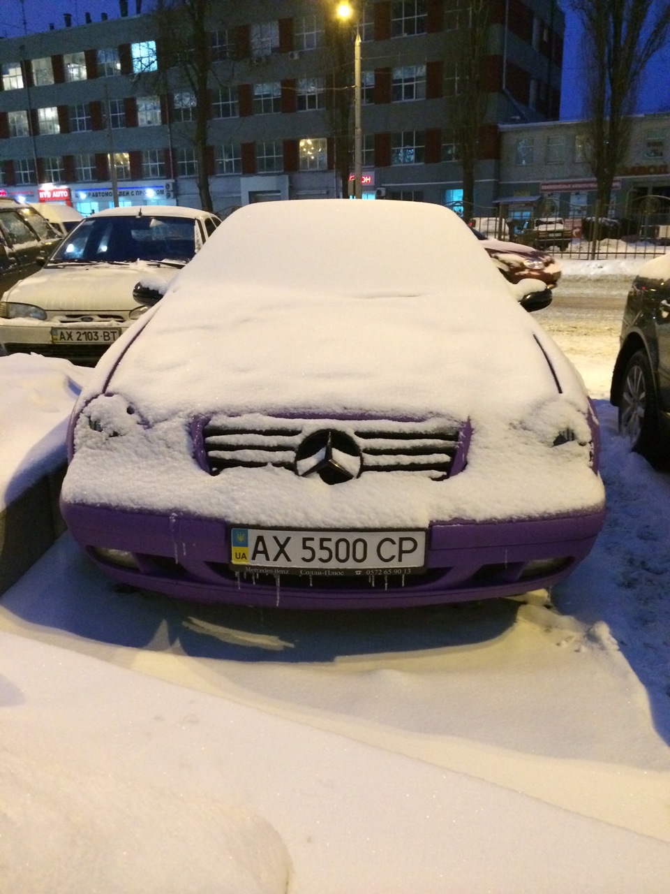 Бампер на зиму) 4