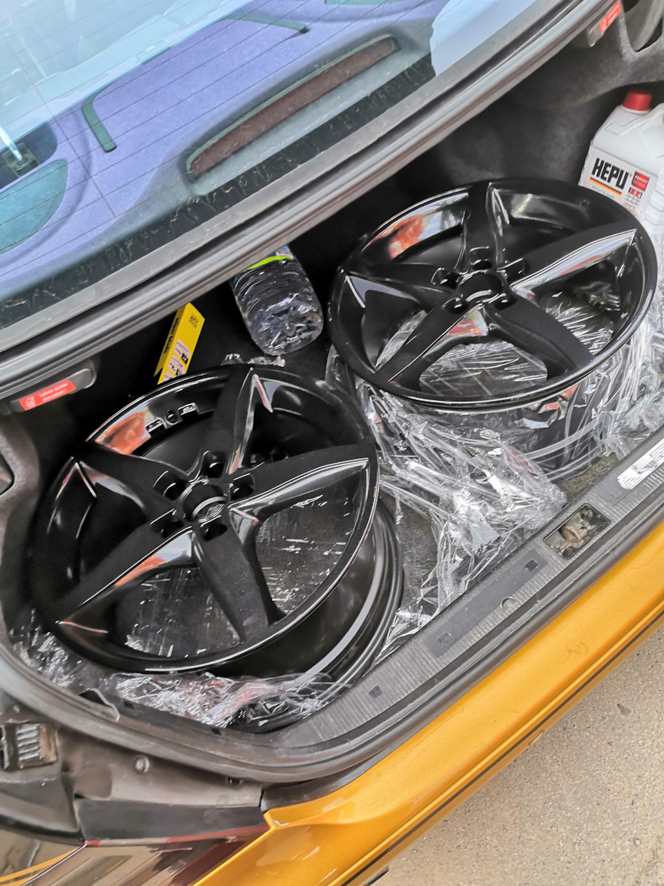 Пофарбував диски та нова зимова гума Michelin alpine 225/40 2