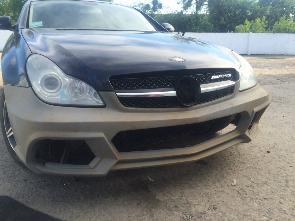 Встановлення Wald Black Bison на CLS W219 частина 2 4