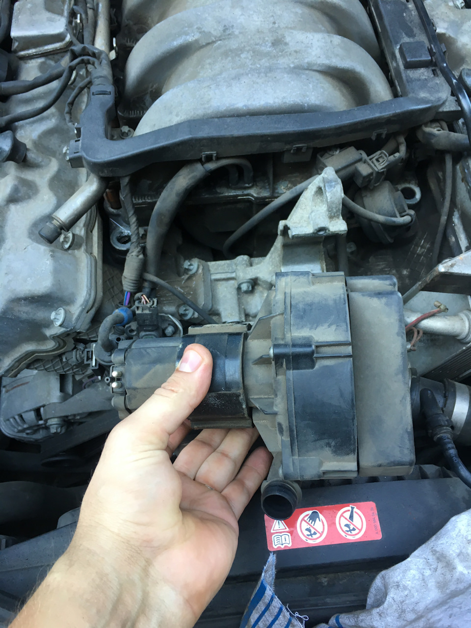 CLS500 W219 видалення продування каталізаторів 1