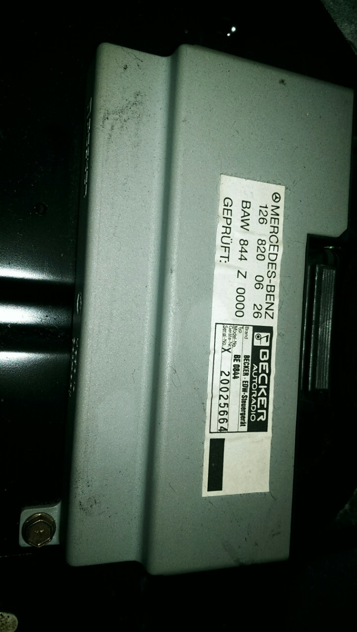 Запчасть № А1268200626 (Becker Controle unit Alarm) 1