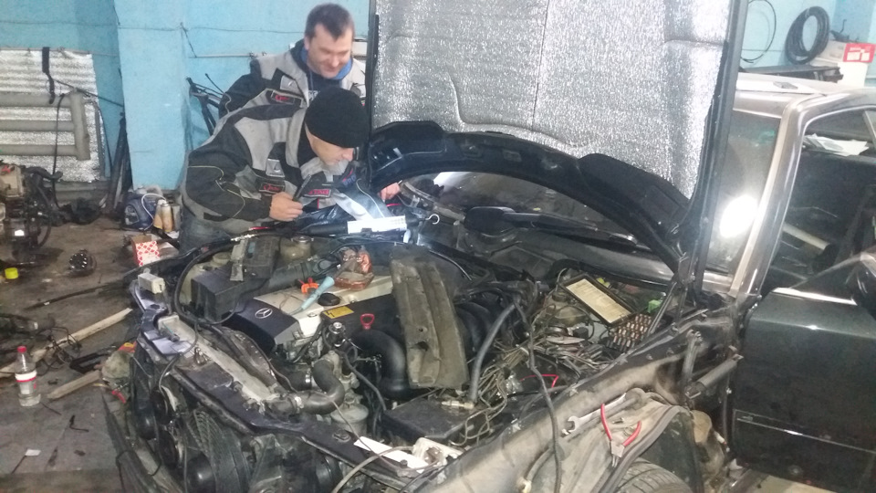 Свап двигуна м104 3.2 на 3.6 AMG частина 3 3