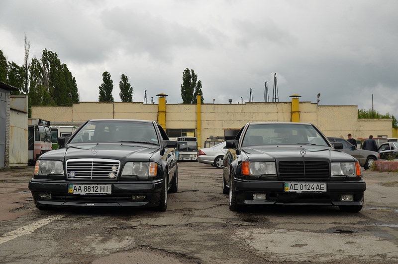 Вічний суперечка-дорейстайл або рестайл Mercedes-Benz 124 Coupe 5