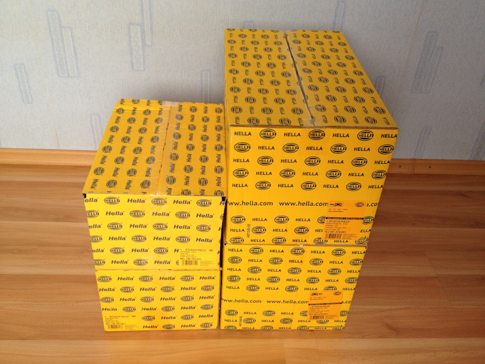 Нова оптика Hella W124 1