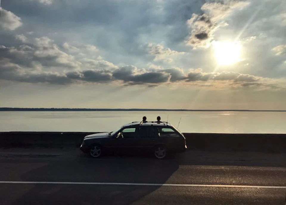 З'їздили на Київське море, провітритися.