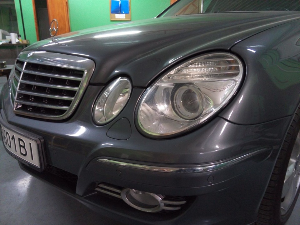 Mercedes S211 та нові лінзи Hella 3 new 2