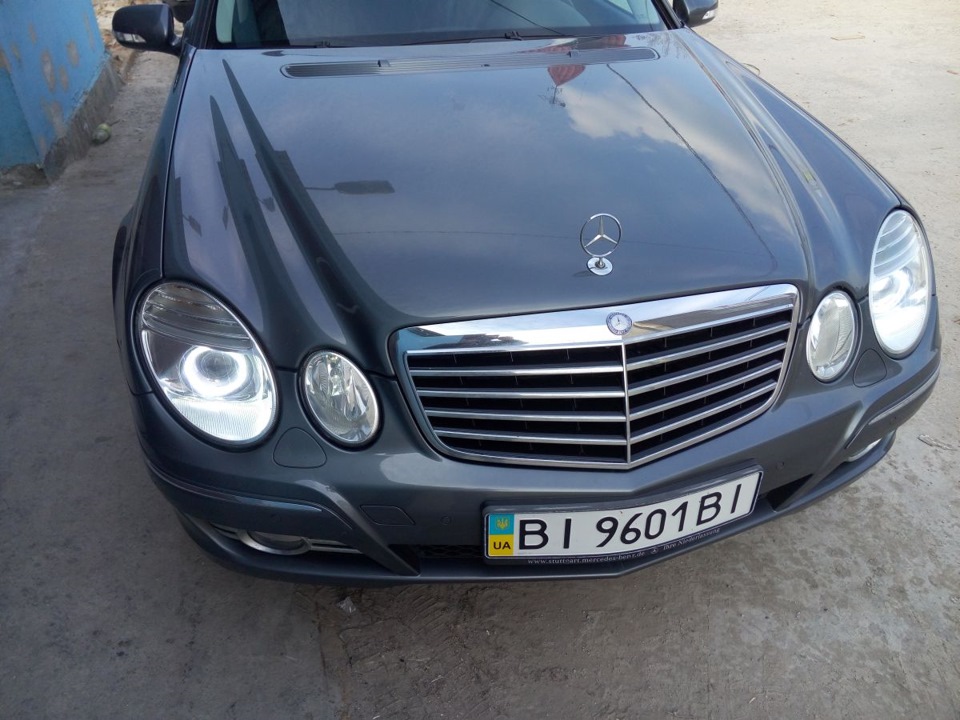 Mercedes S211 та нові лінзи Hella 3 new 5