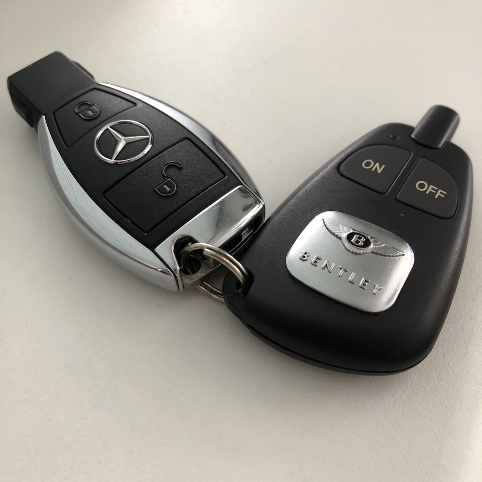 Шматочок Bentley в Mercedes, пульт Webasto 1