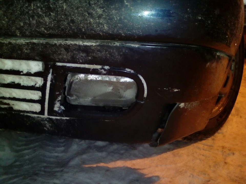 Mercedes w210 ДТП. Ожеледиця, лопнув бампер. 2
