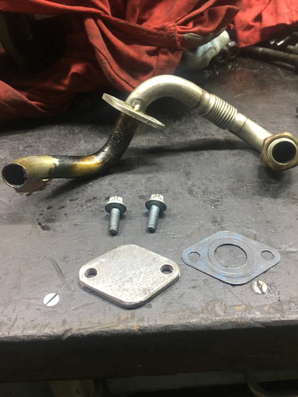 Mercedes W211 Видалення EGR та продування каталізаторів м112 3.2 1