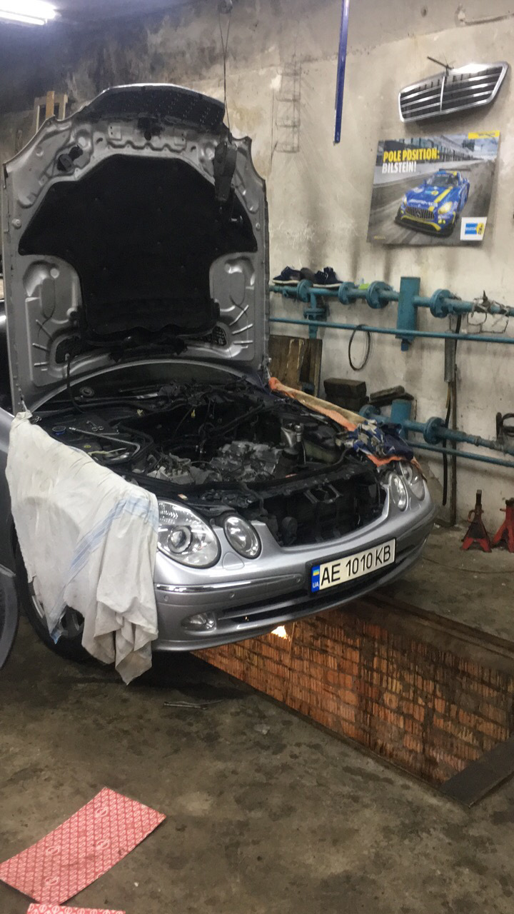 Mercedes W211 Встановлення та запуск М112 3.2 4