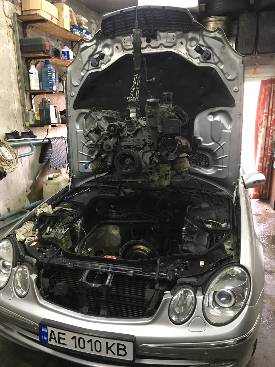 Mercedes W211 Вийняв серце. Задири скрізь M112 схильний до перегріву 🙁 1