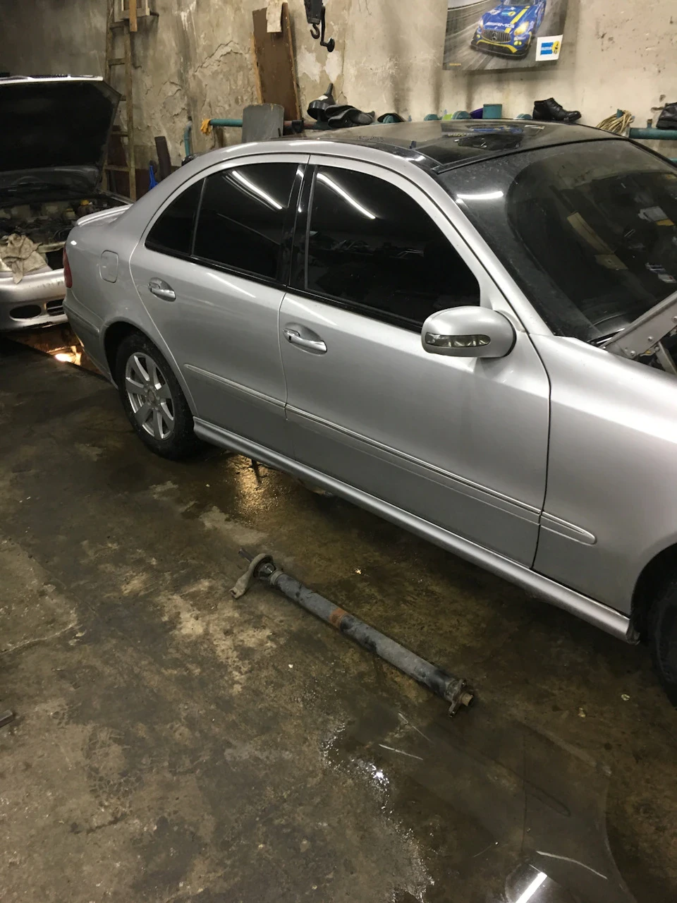 Mercedes W211 Заміна підшипника підвісного