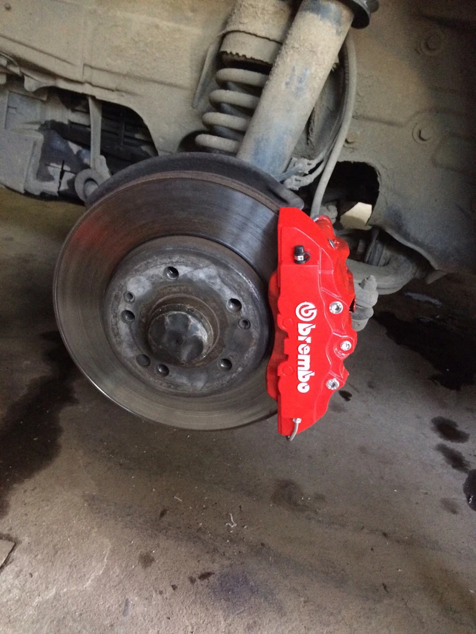 Трохи тюнінга) накладки на супорта brembo