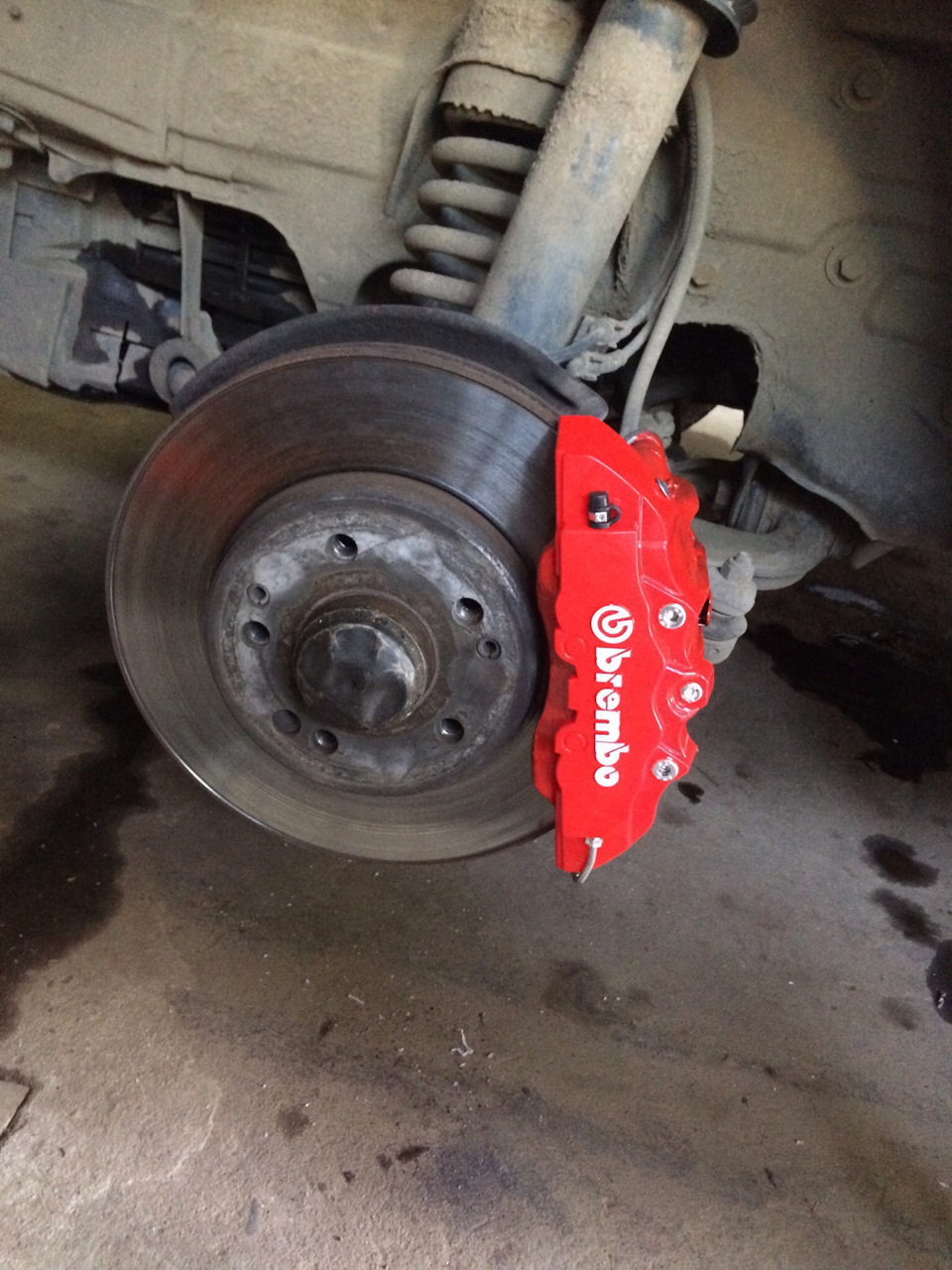 Трохи тюнінга) накладки на супорта brembo 1