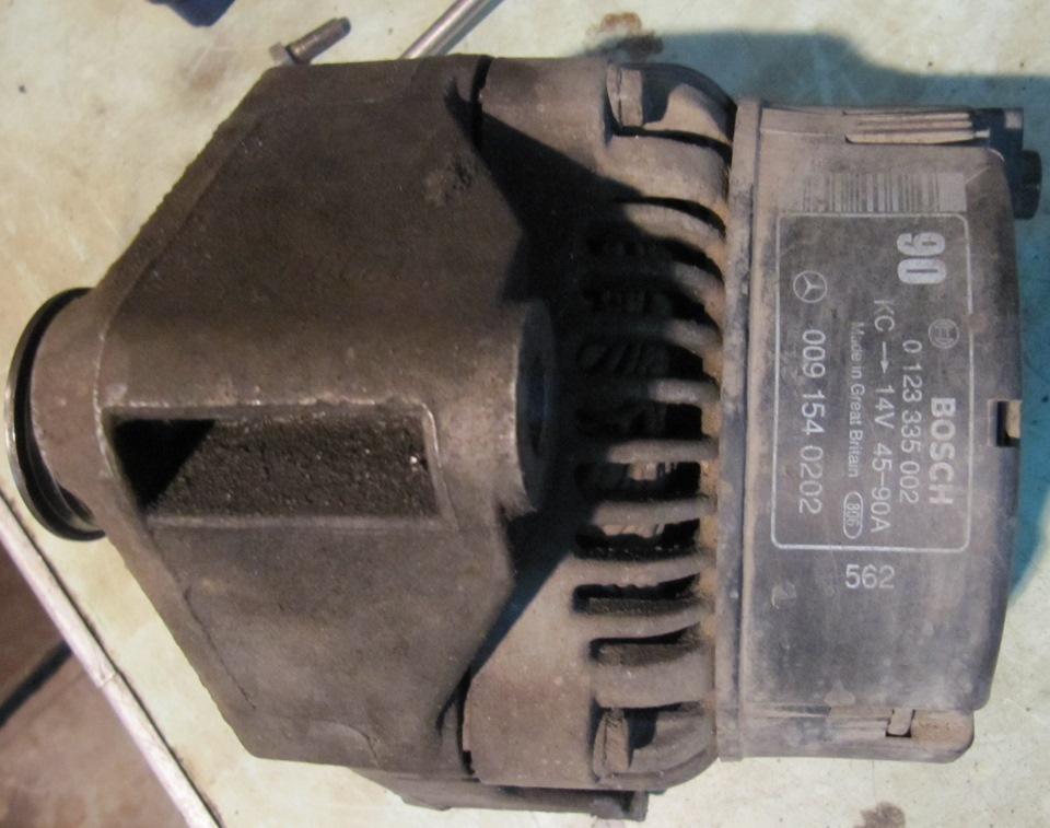 Отказ генератора Bosch 90A 2