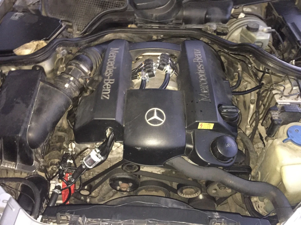 Установка Гбо 4 на Mercedes w210 m112 2.4 v6